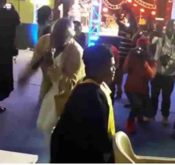 TOO MUCH SAUCE! Osita Iheme Dancing On Stage With Over-sized Ladies In Rwanda (Photos)